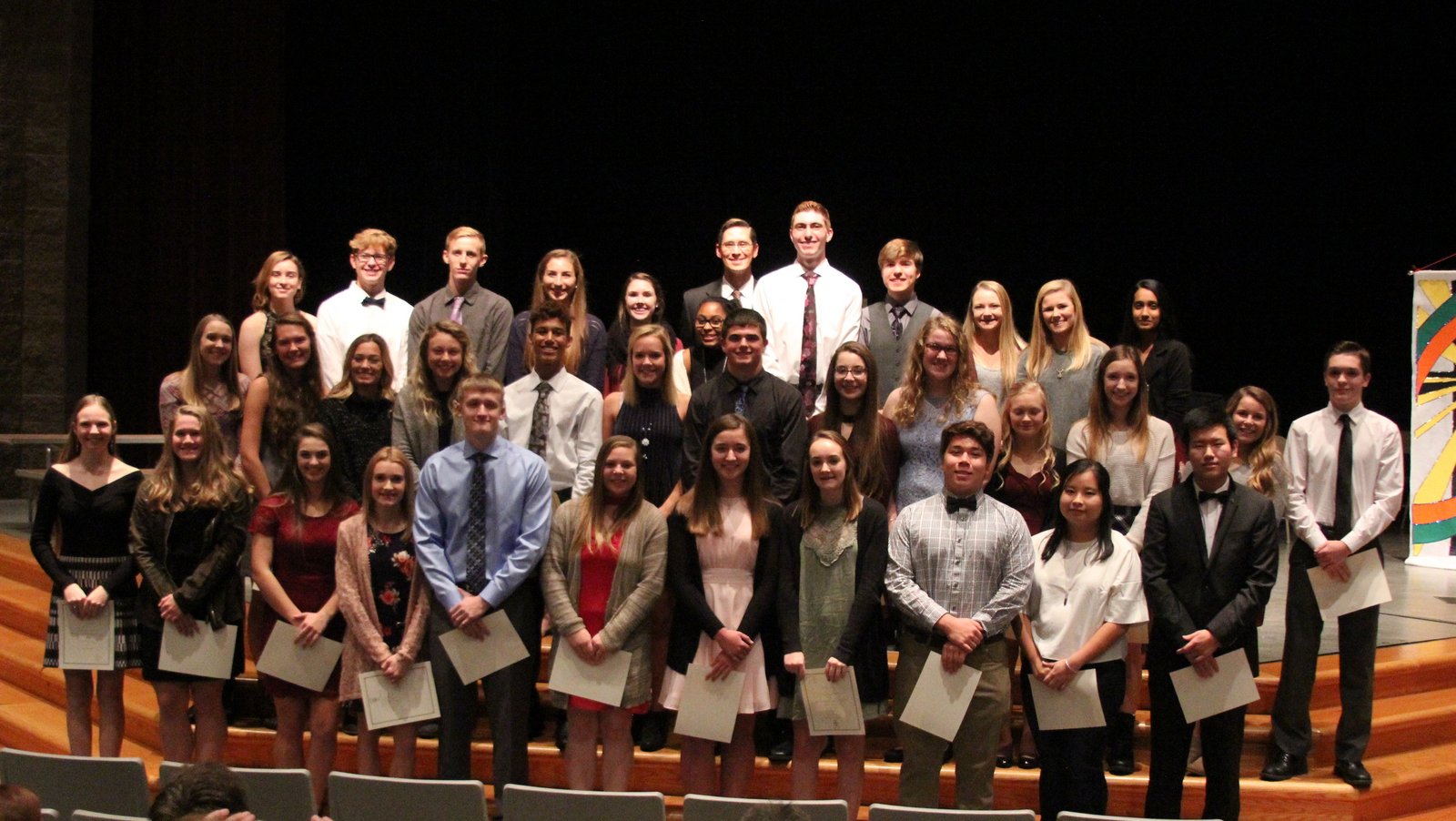 LHS National Honor Society Inductees, 2018